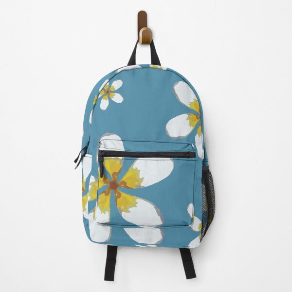 Item preview, Plumeria Floral Pillow, by DAM Creative, designed and sold by DAM Creative ⭐⭐⭐⭐⭐.