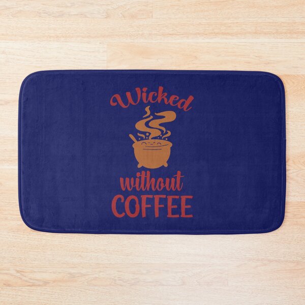 Item preview, Wicked Without Coffee. Halloween Design, Funny Coffee Lovers, Witchy Vibes designed and sold by DesignHouse07.