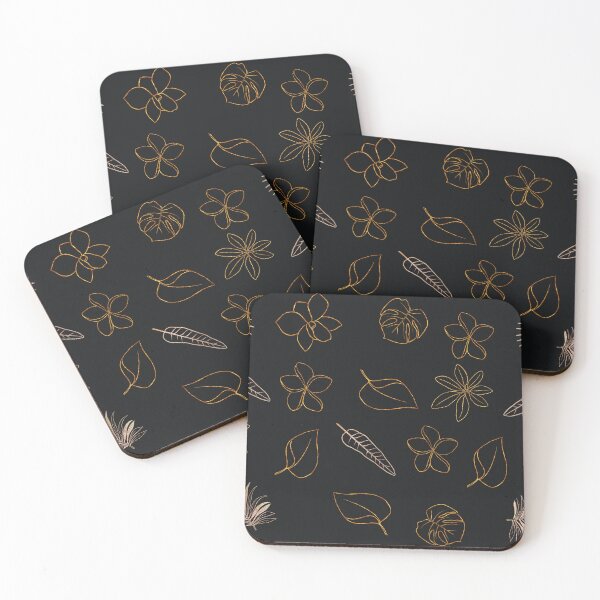 Item preview, Trendy Golden Leaves Pattern Design designed and sold by delohill.