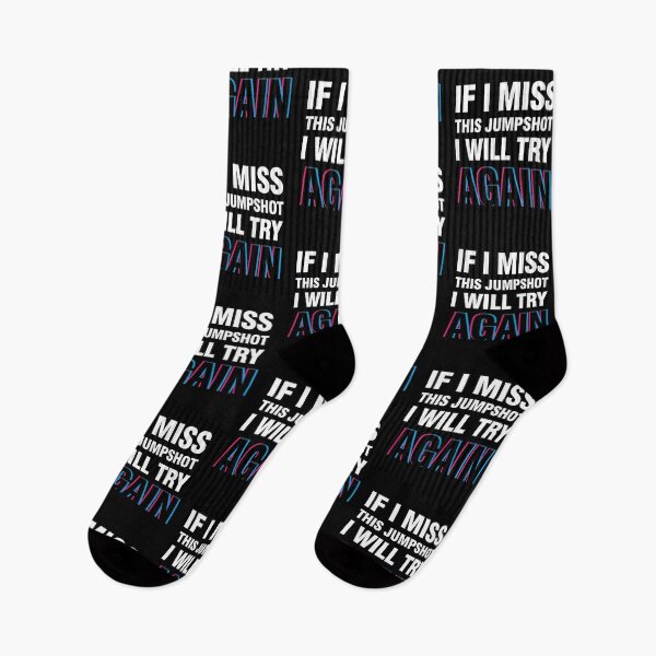Item preview, If i miss this jumpshot i will try again glitch black text designed and sold by bolkibox.
