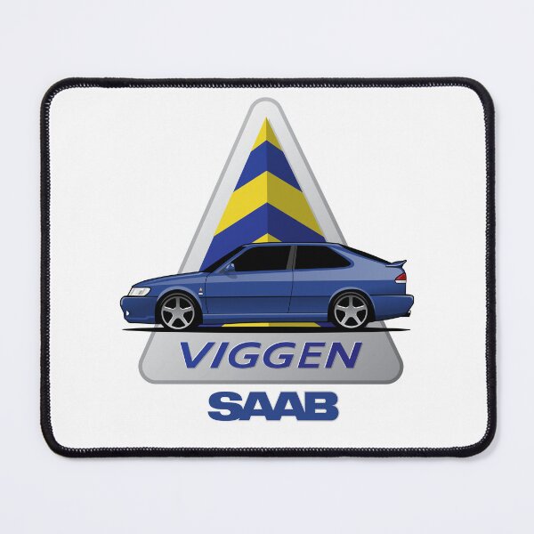 Item preview, SAAB Viggen Blue Illustration designed and sold by blackdogshop.