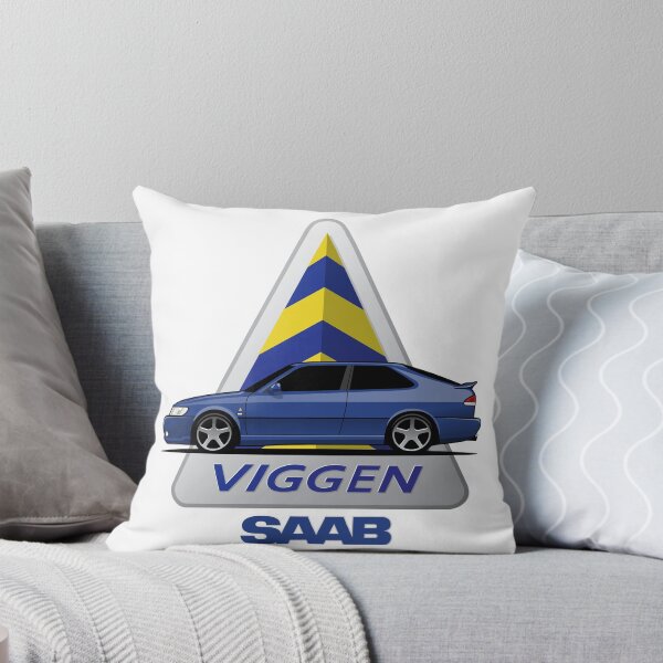 Item preview, SAAB Viggen Blue Illustration designed and sold by blackdogshop.