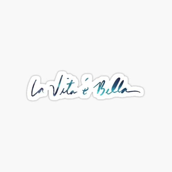 Item preview, La vita è bella - Life Is Beautiful designed and sold by casualforyou.