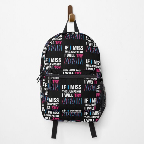 Item preview, If i miss this jumpshot i will try again glitch black text designed and sold by bolkibox.