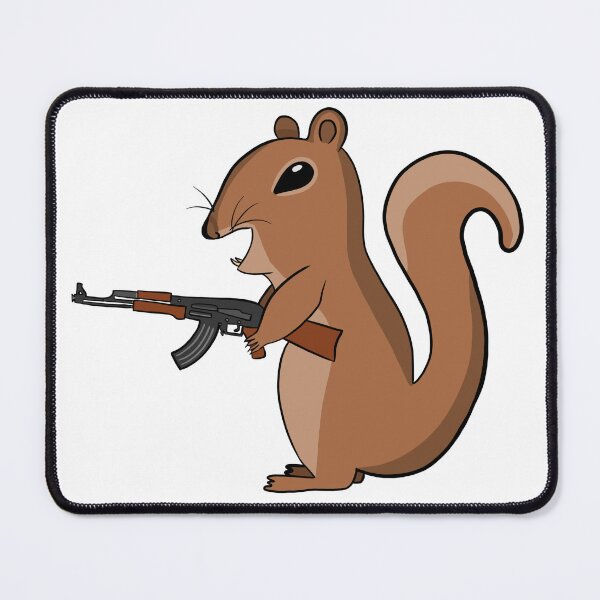 Item preview, Squirrel holding an ak-47 designed and sold by TahelDesigns.