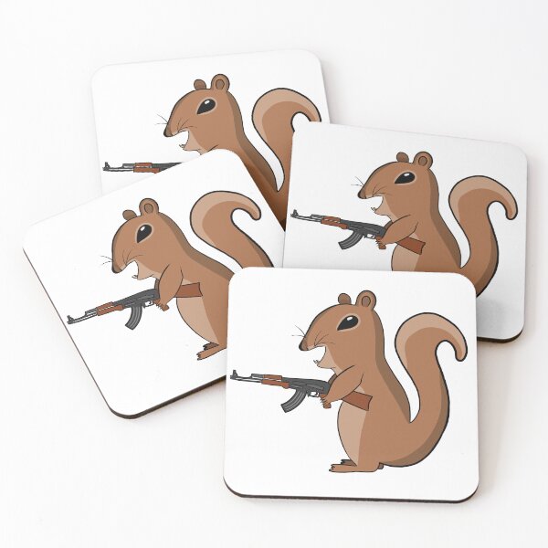 Item preview, Squirrel holding an ak-47 designed and sold by TahelDesigns.