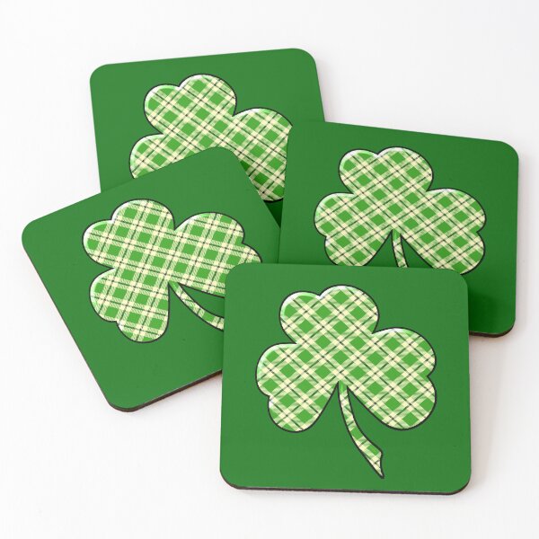 Item preview, Green Plaid Shamrock - No. Two designed and sold by LaRoach Digital Arts.