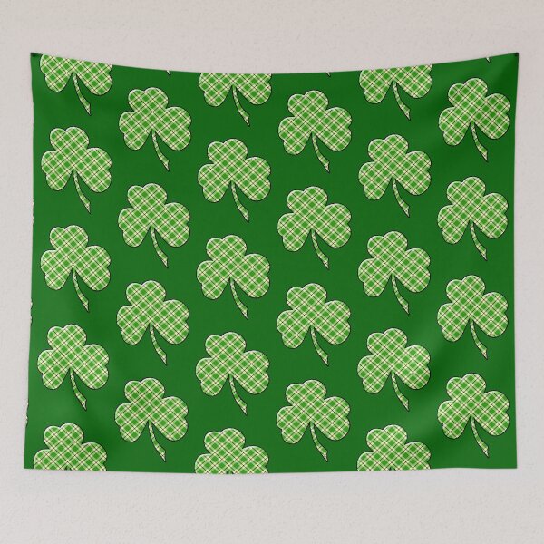 Item preview, Green Plaid Shamrock - No. Two designed and sold by LaRoach Digital Arts.