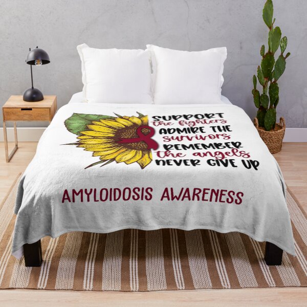 Item preview, Amyloidosis Awareness - Support the Fighters Admire the Survivors Remember the Angels Never Give Up designed and sold by whlrcheryl.