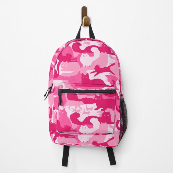 Item preview, Pink Camouflage Cats Pattern Cute Camo Kitties designed and sold by Jenn Inashvili.