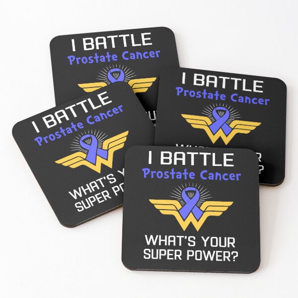 Item preview, I Battle Prostate Cancer What's Your Super Power Support Prostate Cancer Warrior Gifts  designed and sold by Sabfit.