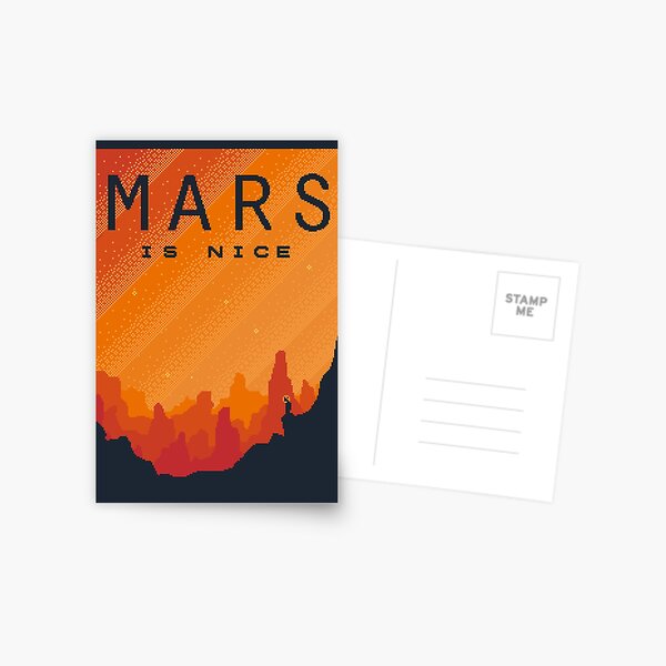 Item preview, MARS Space Tourism Travel Poster designed and sold by sp8cebit.