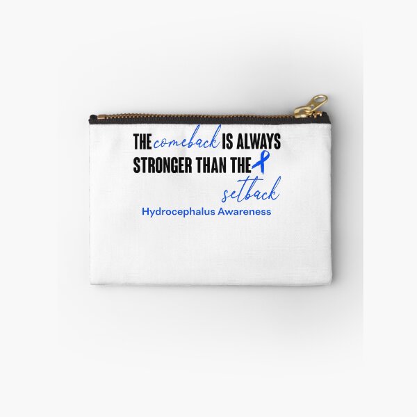 Item preview, Hydrocephalus Awareness - The Comeback is Always Stronger Than The Setback designed and sold by Robbsyn.