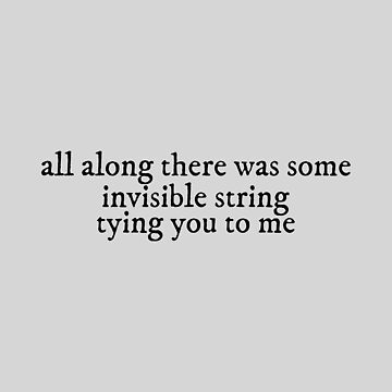 invisible string lyrics Taylor Swift | Art Board Print