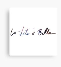La vita è bella - Life Is Beautiful Canvas Print