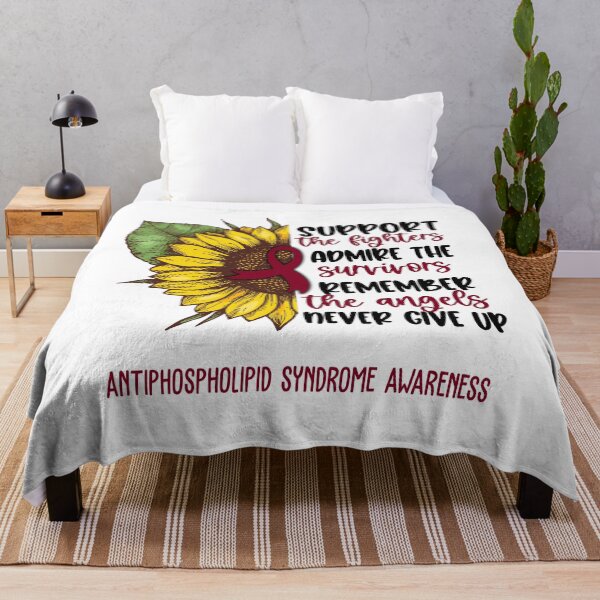 Item preview, Antiphospholipid Syndrome Awareness - Support the Fighters Admire the Survivors Remember the Angels Never Give Up designed and sold by whlrcheryl.
