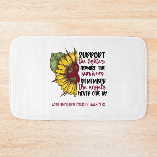 Item preview, Antiphospholipid Syndrome Awareness - Support the Fighters Admire the Survivors Remember the Angels Never Give Up designed and sold by whlrcheryl.