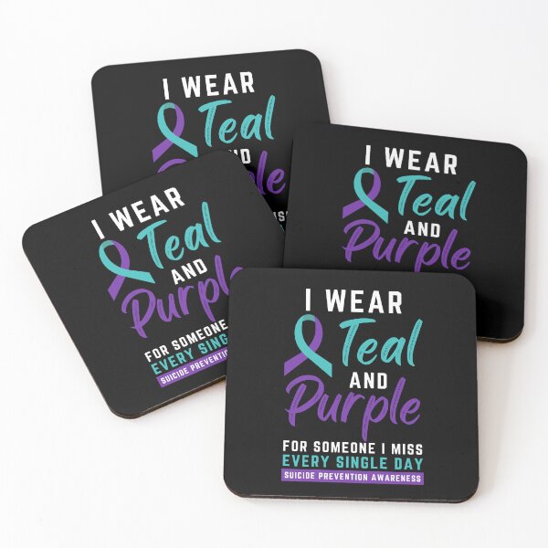 Item preview, I Wear Teal & Purple, Suicide Prevention Awareness designed and sold by livegood.