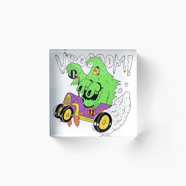 Vroom! Acrylic Block