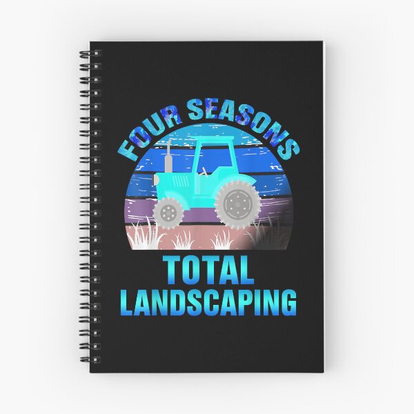 Item preview, 4 Seasons Total Landscaping Vintage For Gardeners Farmers Design T-Shirt designed and sold by mryan78.