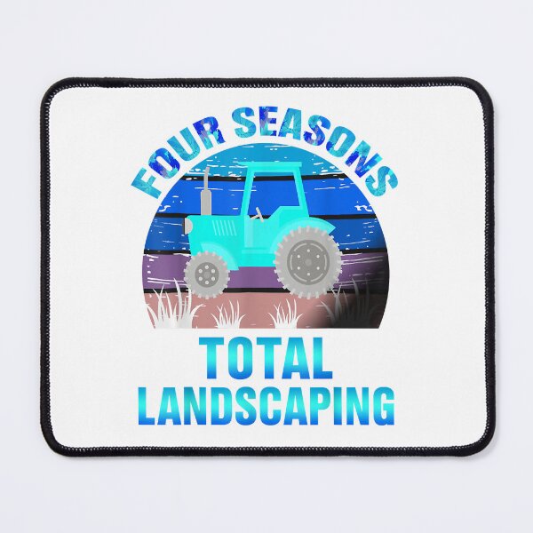 Item preview, 4 Seasons Total Landscaping Vintage For Gardeners Farmers Design T-Shirt designed and sold by mryan78.
