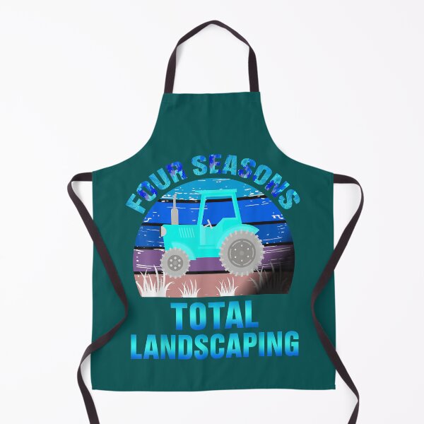 Item preview, 4 Seasons Total Landscaping Vintage For Gardeners Farmers Design T-Shirt designed and sold by mryan78.