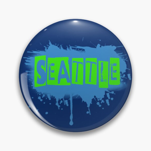 Item preview, Cool SEATTLE with Splattered Drippy Paint Effect designed and sold by Greenbaby.