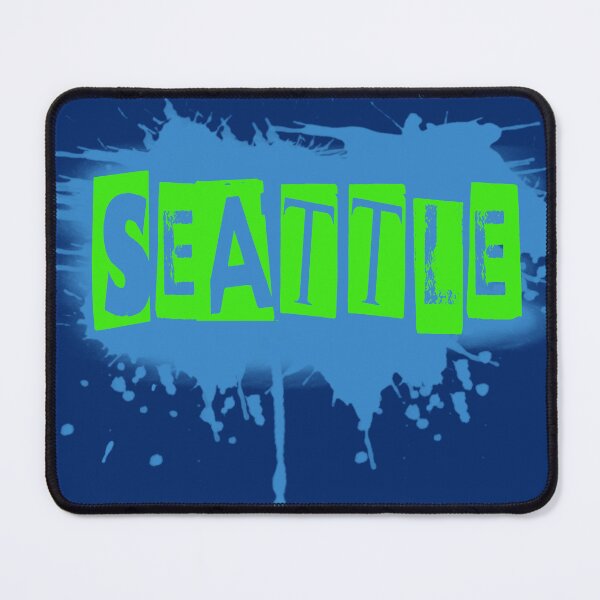 Item preview, Cool SEATTLE with Splattered Drippy Paint Effect designed and sold by Greenbaby.
