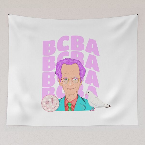 Item preview, BCBA Behavior Analyst Skinner Sticker with Pigeon Retro Design designed and sold by VisionaryABA.