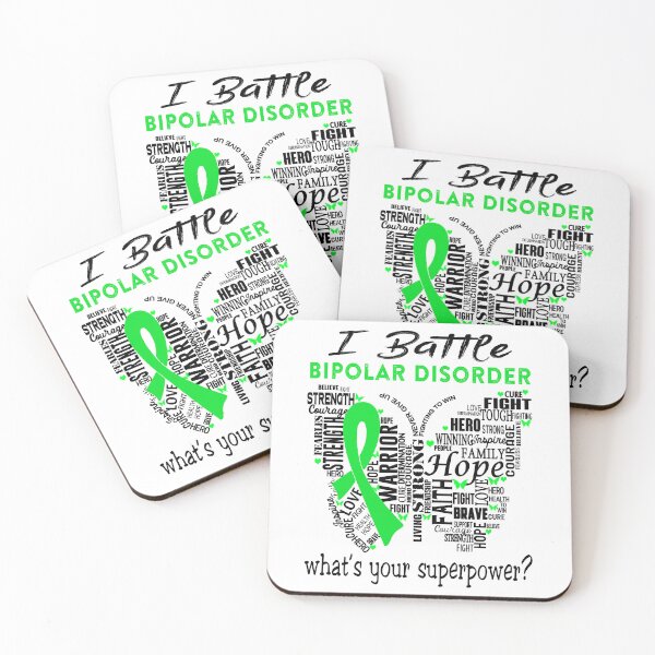 Item preview, Bipolar Disorder Warrior - I Battle Bipolar Disorder What is your Superpower? designed and sold by KirstybShop.