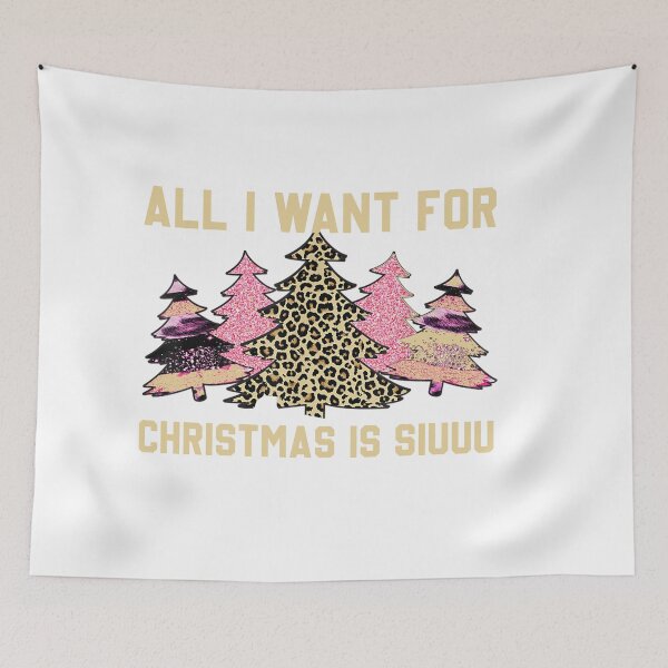 Item preview,  all i want for christmas is siuuu designed and sold by designreb.