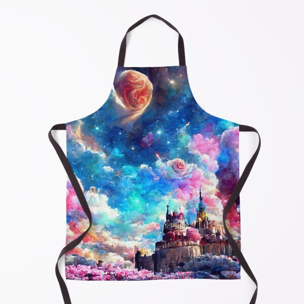Item preview, Enchanted fantasy castle in the cotton candy clouds designed and sold by ArtbyACcreative.