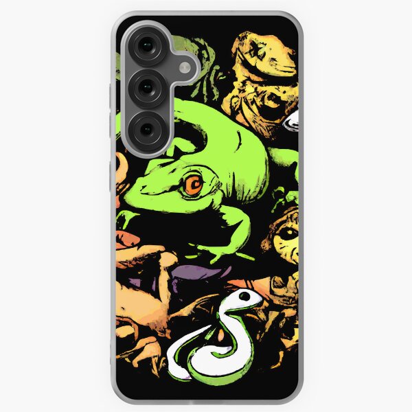 Retrowave Lizards and Reptiles 01 Samsung Galaxy Soft Case