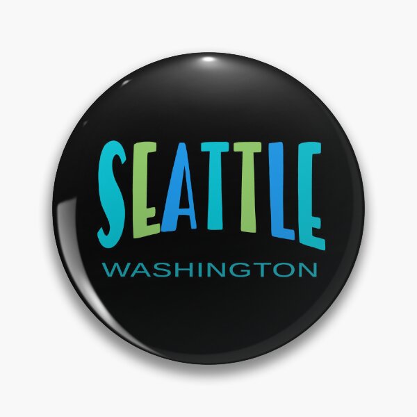 Item preview,  Cool SEATTLE WASHINGTON Blue and Green designed and sold by Greenbaby.
