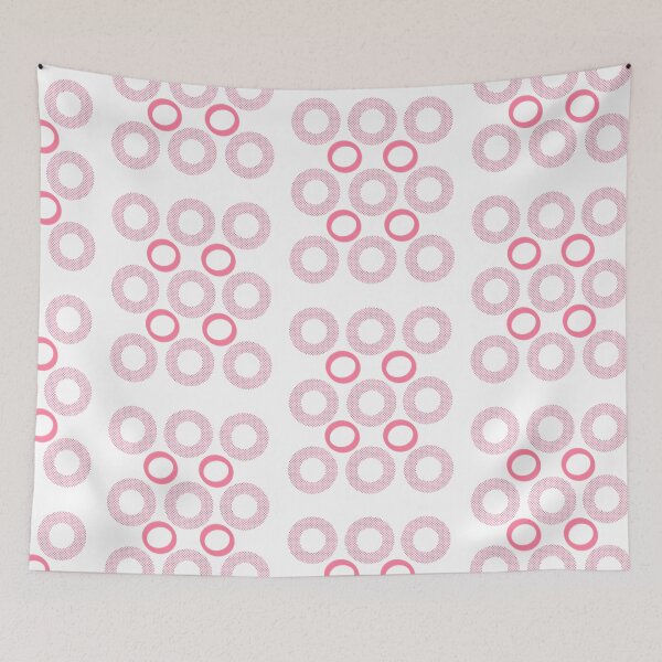 Item preview, P Retro Circles Pattern Graphic - Throw pillow  designed and sold by Designspot2020.