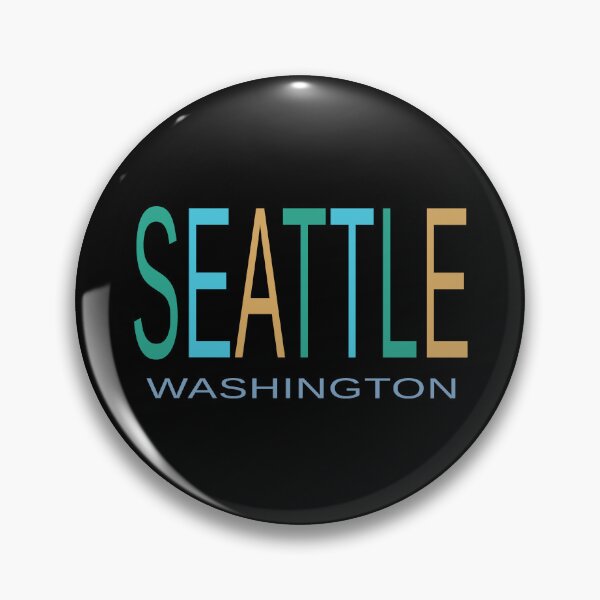 Item preview,  SEATTLE WASHINGTON Blue, Green and Golden Yellow designed and sold by Greenbaby.
