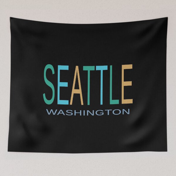 Item preview,  SEATTLE WASHINGTON Blue, Green and Golden Yellow designed and sold by Greenbaby.