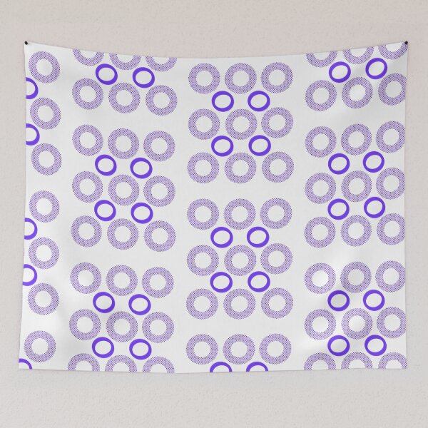 Item preview, Retro Circles Pattern Graphic - Throw pillow  designed and sold by Designspot2020.