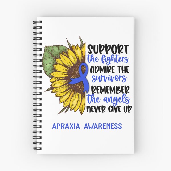 Item preview, Apraxia Awareness - Support the Fighters Admire the Survivors Remember the Angels Never Give Up designed and sold by whlrcheryl.