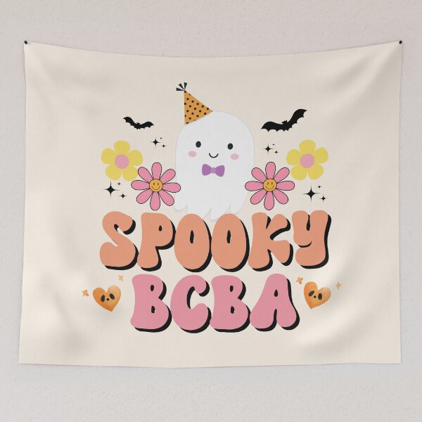 Item preview, Spooky BCBA, BCBA Halloween, Applied Behavior Analysis Halloween Sticker designed and sold by VisionaryABA.