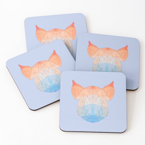 Item preview, Pig Geometric Triangle Polygon designed and sold by franktact.