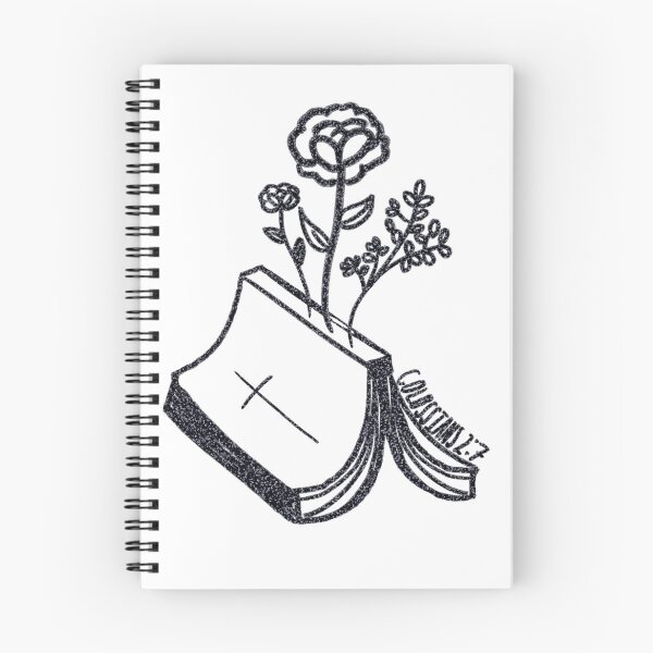 Item preview, Colossians2:7(Blk&wht) designed and sold by Dayna Laudensack.