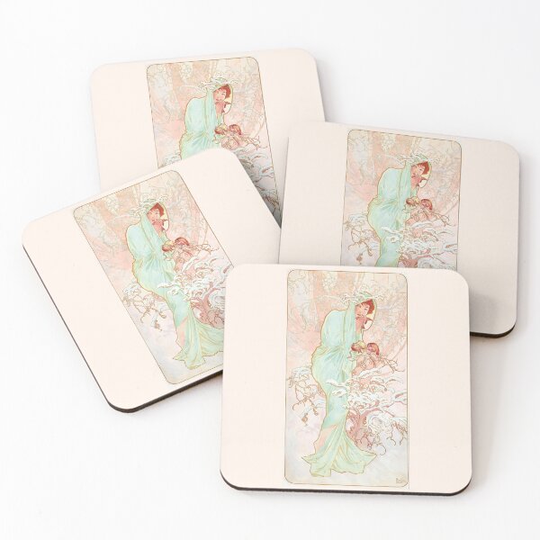 Item preview, Les Saisons 1-Alphonse Mucha -Art Nouveau Mucha -Vintage Alphonse Woman Nouveau designed and sold by TeeARTHY.