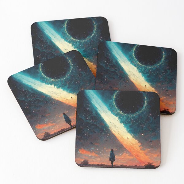 Item preview, Andromeda Galaxy Chased by a Huge Black Hole - View From Earth designed and sold by SingularityGeek.