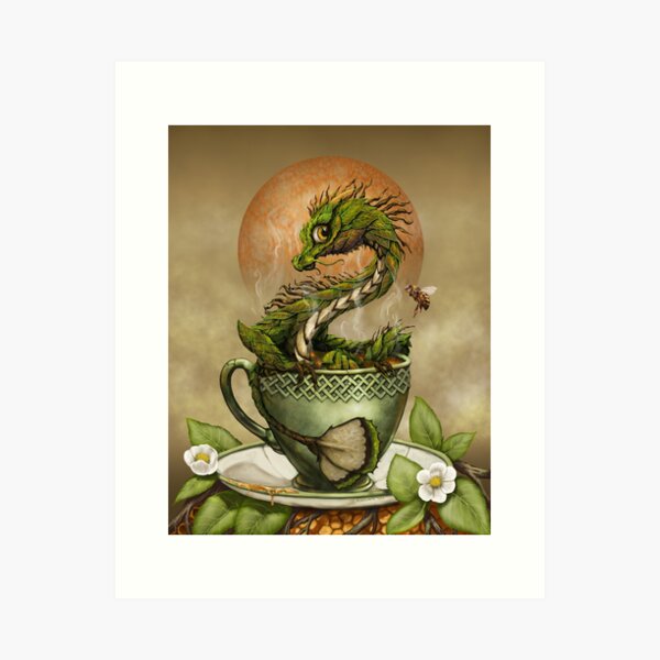 Tea Dragon Art Print