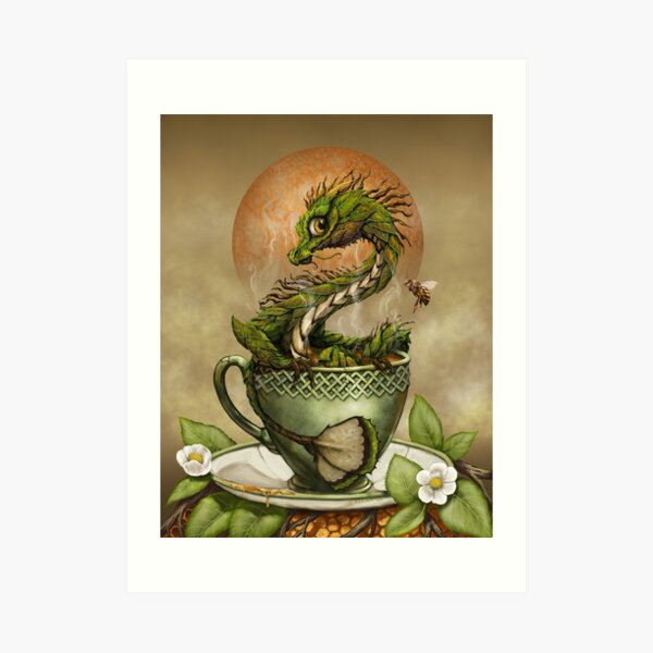 Tea Dragon Art Print