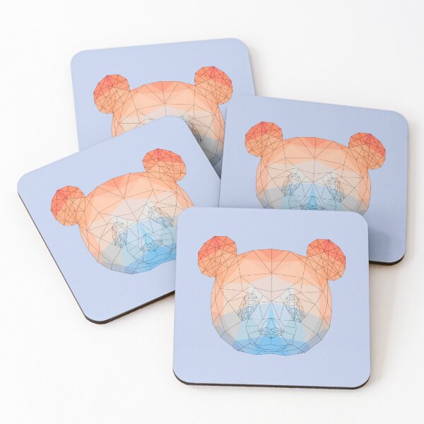 Item preview, Giant panda Geometric Triangle Polygon designed and sold by franktact.