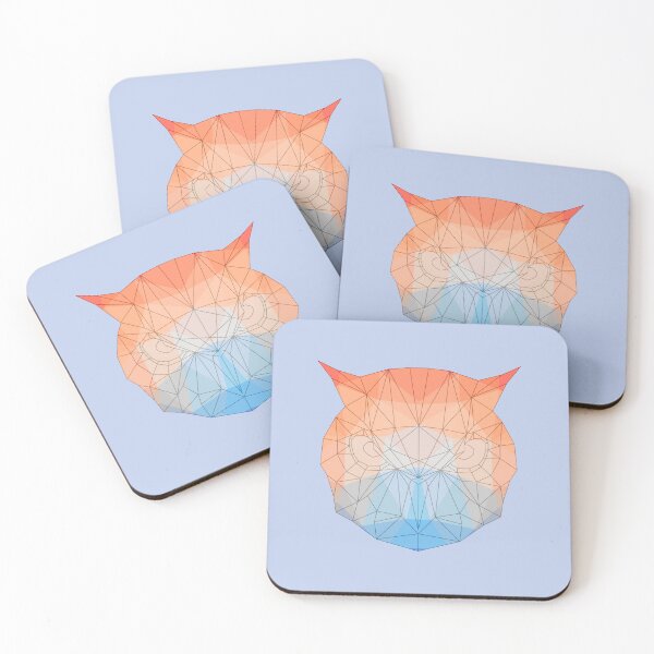 Item preview, Owl Geometric Triangle Polygon designed and sold by franktact.