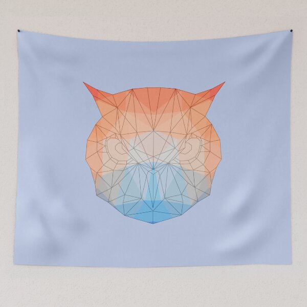 Item preview, Owl Geometric Triangle Polygon designed and sold by franktact.