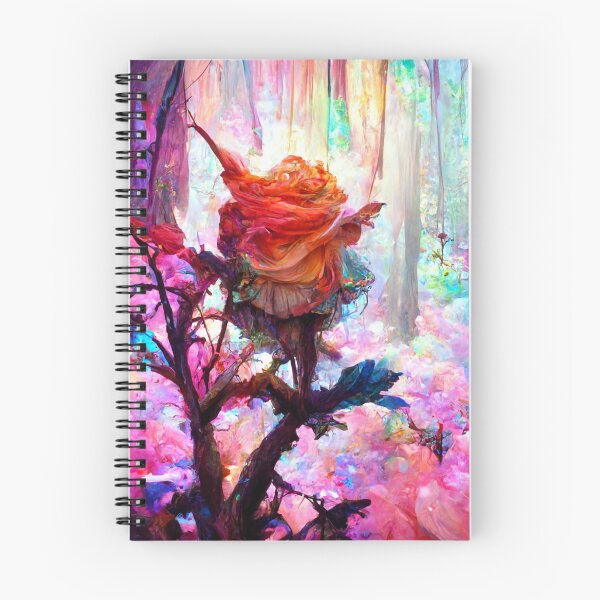 Item preview, Beautiful fantasy landscape enchanted rose garden designed and sold by ArtbyACcreative.